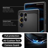 Spigen Samsung Galaxy S24 Ultra Deksel Tough Armor Svart