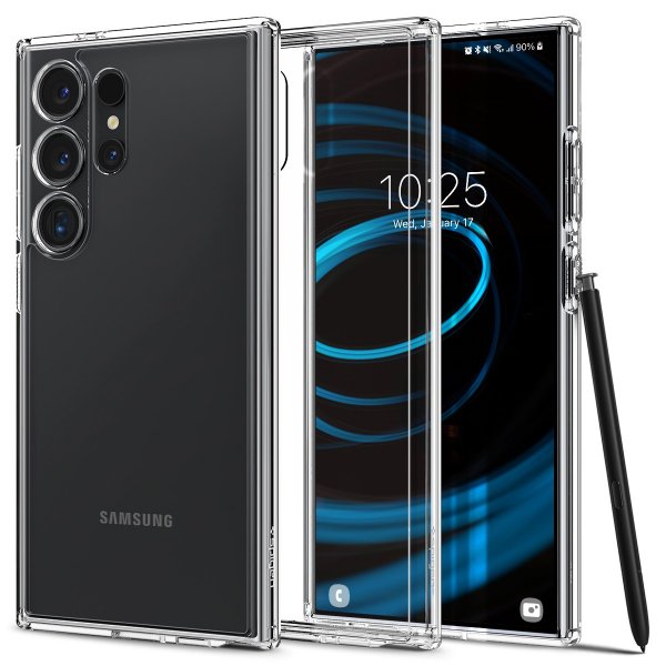 Spigen Samsung Galaxy S24 Ultra Deksel Ultra Hybrid Crystal Clear