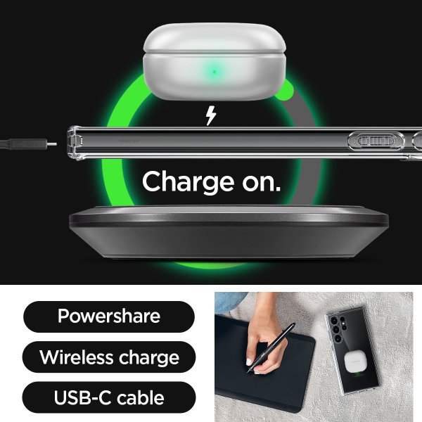 Spigen Samsung Galaxy S24 Ultra Deksel Ultra Hybrid Crystal Clear