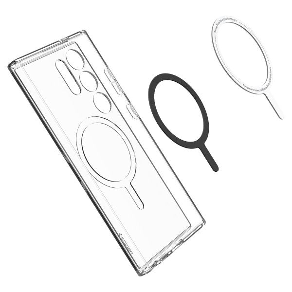 Spigen Samsung Galaxy S24 Ultra Deksel Ultra Hybrid Metal Ring MagFit