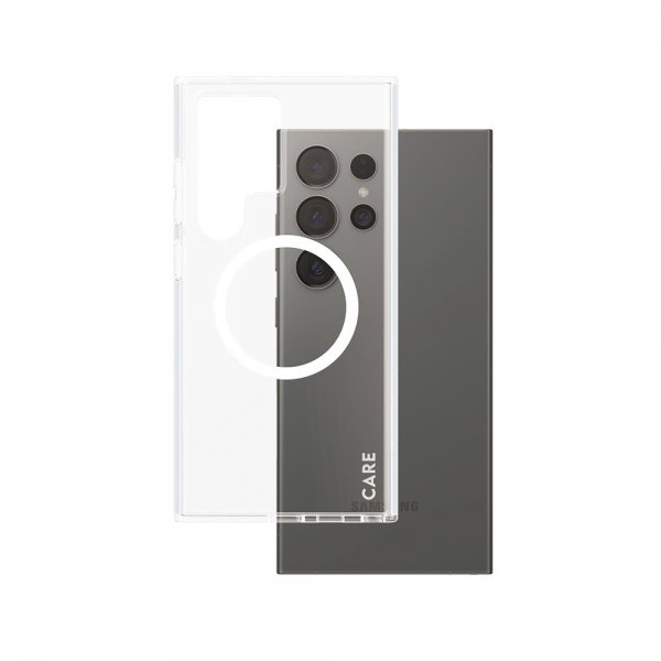 CARE by PanzerGlass Samsung Galaxy S24 Ultra Deksel Urban Combat MagSafe Hvit