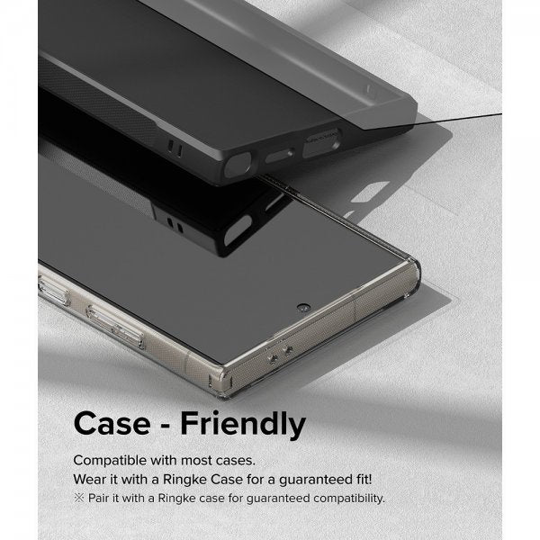 Ringke Samsung Galaxy S24 Ultra Skjermbeskytter Easy Slide 2-pakning