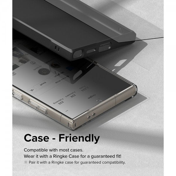 Ringke Samsung Galaxy S24 Ultra Skjermbeskytter Easy Slide Privacy 2-pakning