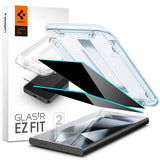 Spigen Samsung Galaxy S24 Ultra Skjermbeskytter GLAS.tR EZ Fit Privacy 2-pakning