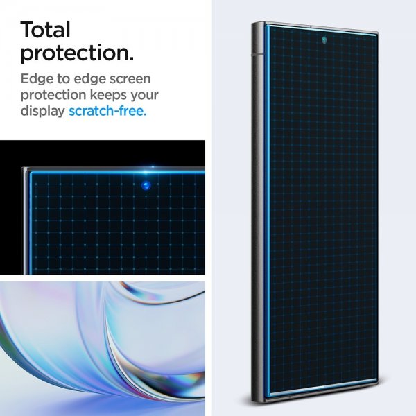 Spigen Samsung Galaxy S24 Ultra Skjermbeskytter GLAS.tR EZ Fit Privacy 2-pakning