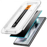 Spigen Samsung Galaxy S24 Ultra Skjermbeskytter GLAS.tR EZ Fit Privacy 2-pakning