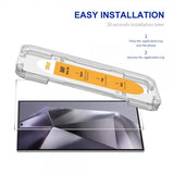 ENKAY Samsung Galaxy S24 Ultra Skjermbeskytter Monteringsramme Easy Install