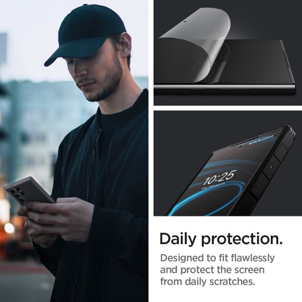 Spigen Samsung Galaxy S24 Ultra Skjermbeskytter Neo Flex 2-pakning