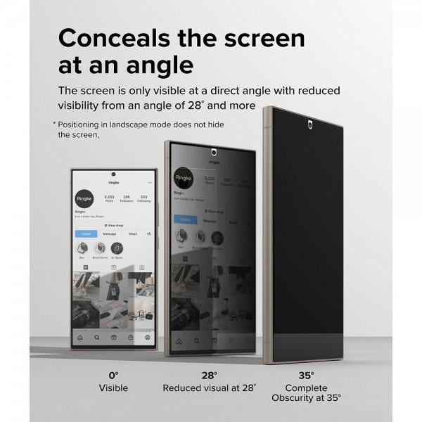 Ringke Samsung Galaxy S24 Ultra Privacy Dual Easy Film