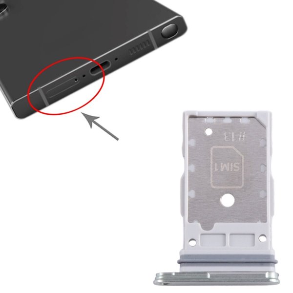 Samsung Galaxy S24/S24 Plus SIM-kortholder - Grønn