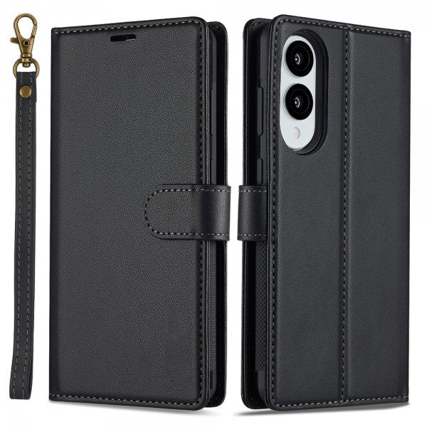 Nordic Covers Samsung Galaxy S25 Edge Etui med avtakbart MagSafe-deksel Raven Black