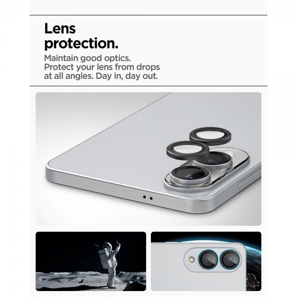 Spigen Samsung Galaxy S25 Edge Kamerabeskytter GLAS.tR EZ Fit Optik Pro 2-pakning