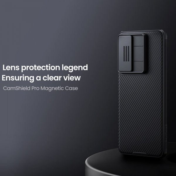 Nillkin Samsung Galaxy S25 Edge Deksel CamShield Pro MagSafe Svart