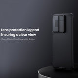 Nillkin Samsung Galaxy S25 Edge Deksel CamShield Pro MagSafe Svart