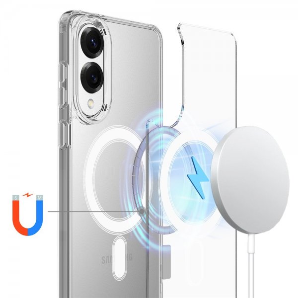 Nordic Covers Samsung Galaxy S25 Edge Deksel Feather Series MagSafe Transparent