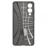 Spigen Samsung Galaxy S25 Edge Deksel Liquid Air Marble Gray