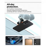 Spigen Samsung Galaxy S25 Edge Deksel Liquid Air Matte Black