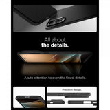 Spigen Samsung Galaxy S25 Edge Deksel Liquid Air Matte Black