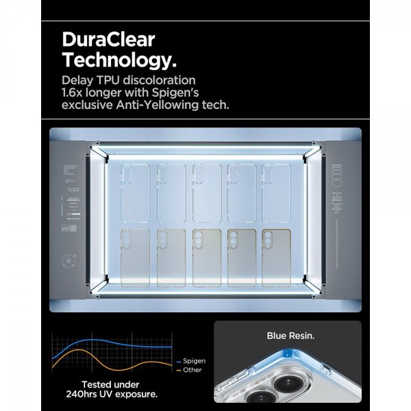 Spigen Samsung Galaxy S25 Edge Deksel Liquid Crystal Transparent