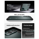 Spigen Samsung Galaxy S25 Edge Deksel Tough Armor MagFit Abyss Green