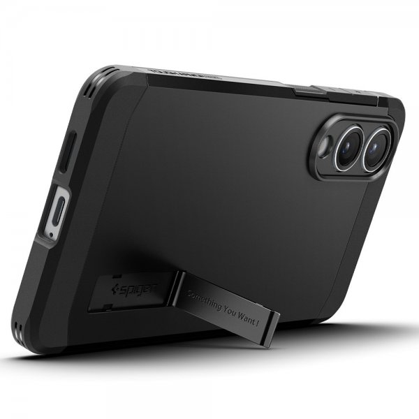 Spigen Samsung Galaxy S25 Edge Deksel Tough Armor MagFit Svart