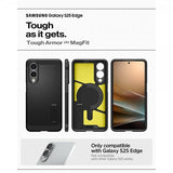 Spigen Samsung Galaxy S25 Edge Deksel Tough Armor MagFit Svart