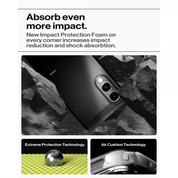 Spigen Samsung Galaxy S25 Edge Deksel Tough Armor MagFit Svart