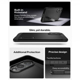 Spigen Samsung Galaxy S25 Edge Deksel Tough Armor MagFit Svart