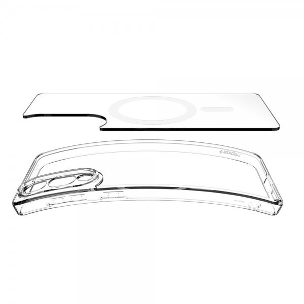 Spigen Samsung Galaxy S25 Edge Deksel Ultra Hybrid MagFit Clear White