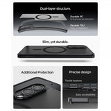 Spigen Samsung Galaxy S25 Edge Deksel Ultra Hybrid MagFit Frost Black