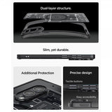 Spigen Samsung Galaxy S25 Edge Deksel Ultra Hybrid Zero One MagFit Svart