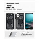 Spigen Samsung Galaxy S25 Edge Deksel Ultra Hybrid Zero One MagFit Svart
