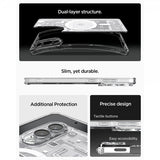 Spigen Samsung Galaxy S25 Edge Deksel Ultra Hybrid Zero One MagFit Hvit