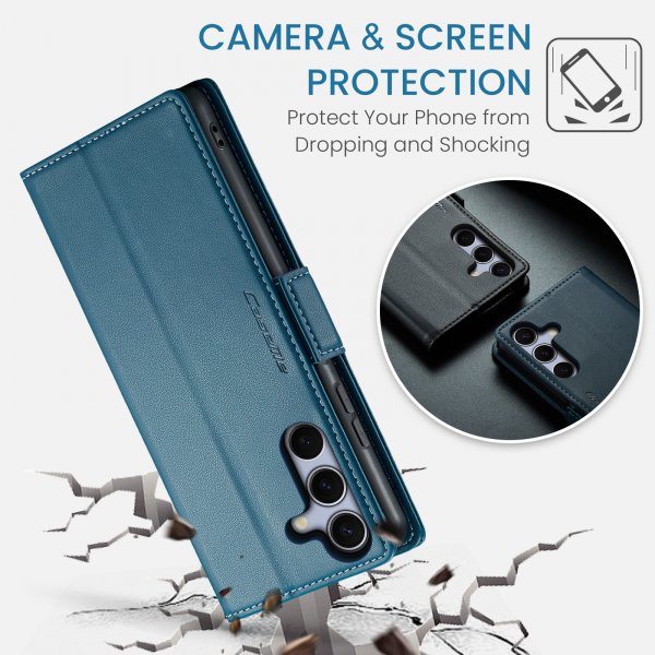 CaseMe Samsung Galaxy S25 FE Etui 023 Series Blå
