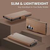 CaseMe Samsung Galaxy S25 FE Etui 023 Series Brun