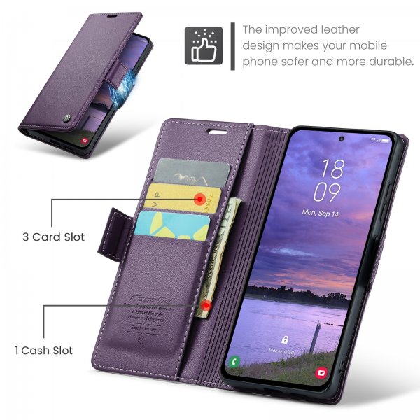 CaseMe Samsung Galaxy S25 FE Etui 023 Series Lilla
