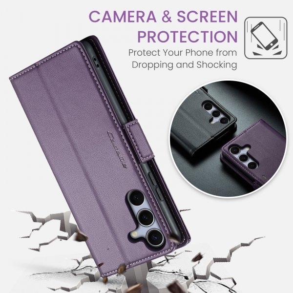CaseMe Samsung Galaxy S25 FE Etui 023 Series Lilla