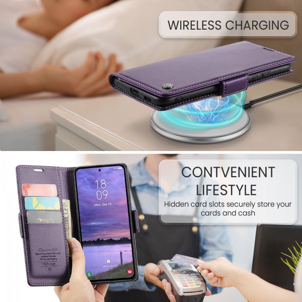 CaseMe Samsung Galaxy S25 FE Etui 023 Series Lilla