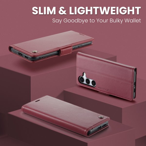 CaseMe Samsung Galaxy S25 FE Etui 023 Series Rød