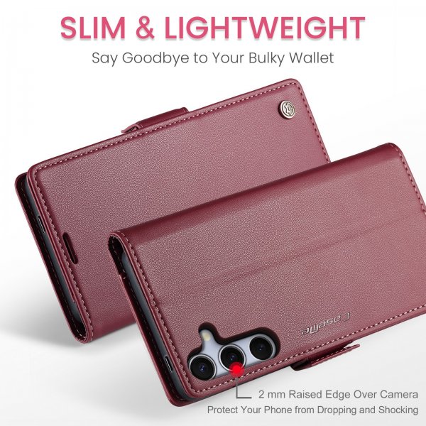 CaseMe Samsung Galaxy S25 FE Etui 023 Series Rød
