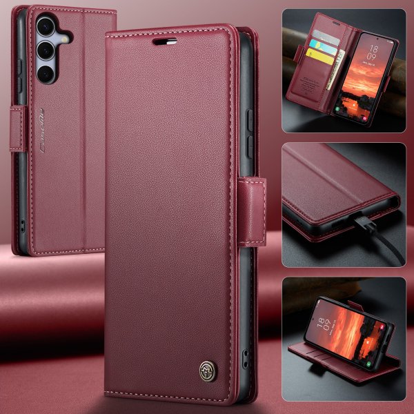 CaseMe Samsung Galaxy S25 FE Etui 023 Series Rød
