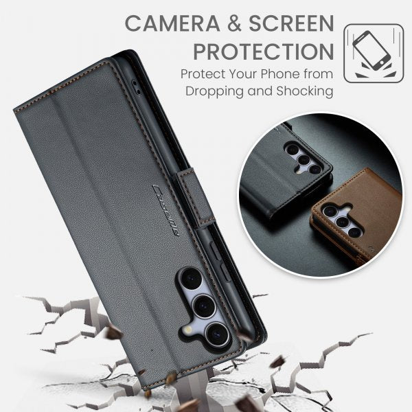 CaseMe Samsung Galaxy S25 FE Etui 023 Series Svart