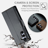 CaseMe Samsung Galaxy S25 FE Etui 023 Series Svart