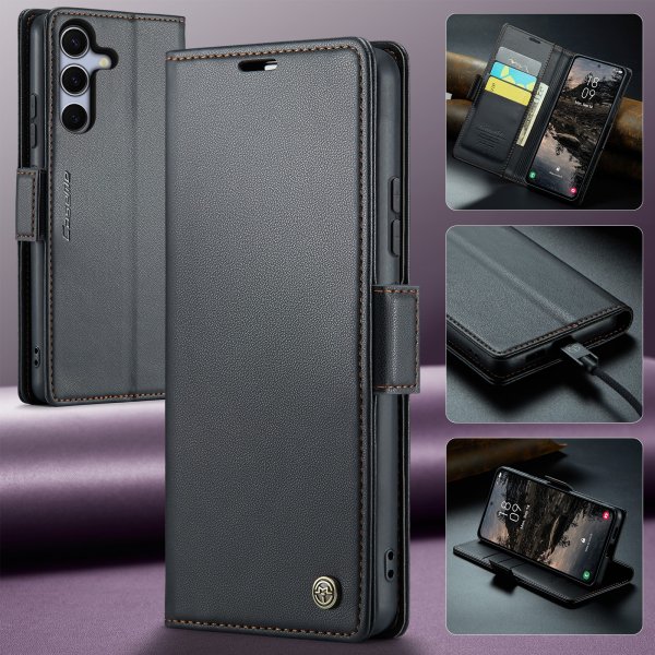CaseMe Samsung Galaxy S25 FE Etui 023 Series Svart