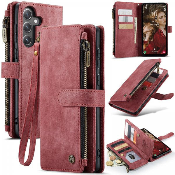 CaseMe Samsung Galaxy S25 FE Etui C30 Series Rød