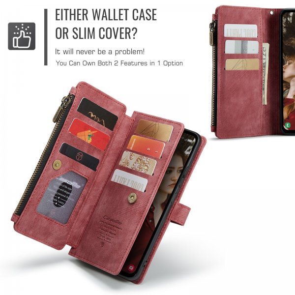CaseMe Samsung Galaxy S25 FE Etui C30 Series Rød