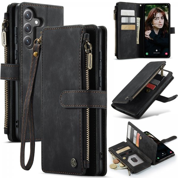 CaseMe Samsung Galaxy S25 FE Etui C30 Series Svart