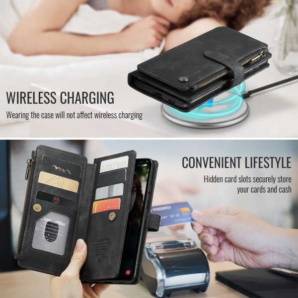 CaseMe Samsung Galaxy S25 FE Etui C30 Series Svart