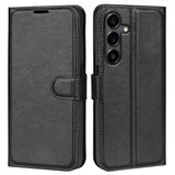 Samsung Galaxy S25 FE Etui Litchi Svart