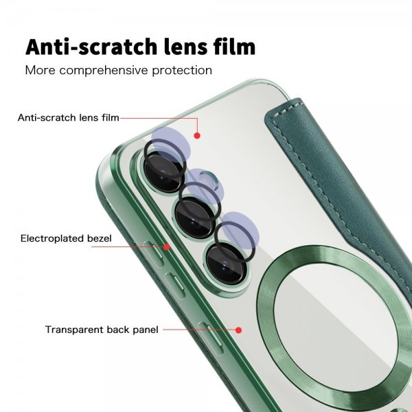 Samsung Galaxy S25 FE Etui MagSafe Grønn
